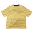 画像5: L.L.Bean（エルエルビーン）Union Short Sleeve Striped T-Shirt（ユニオンショートスリーブストライプTシャツ）-JAPAN EDITION-/White×Royal×Teal（ホワイト×ロイヤル×ティール）・Cream Yellow×Navy（クリームイエロー×ネイビー） (5)