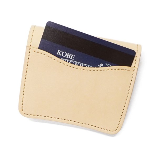 画像3: WILD SWANS(ワイルドスワンズ)CASA(カーサ)コンパクトウォレット/Natural(ナチュラル)"サドルプルアップ"×パープル"ブッテーロ" (3)