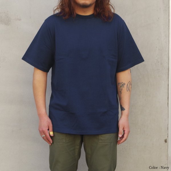 画像12: Yonetomi NEW BASIC（ヨネトミニューベーシック）GARMENT DYED T-SHIRT（ガーメントダイドTシャツ）/Grey（グレー）・Navy（ネイビー） (12)