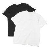 Yonetomi NEW BASIC（ヨネトミニューベーシック）NEW BASIC T-SHIRT（パックTシャツ）/ White（ホワイト）・Black（ブラック）