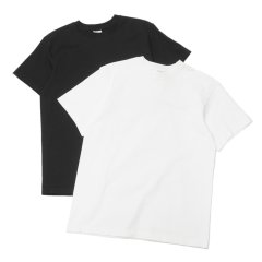 Yonetomi NEW BASIC（ヨネトミニューベーシック）NEW BASIC T-SHIRT（パックTシャツ）/ White（ホワイト）・Black（ブラック）