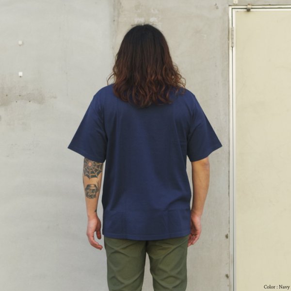 画像13: Yonetomi NEW BASIC（ヨネトミニューベーシック）GARMENT DYED T-SHIRT（ガーメントダイドTシャツ）/Grey（グレー）・Navy（ネイビー） (13)