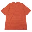 画像5: Yonetomi NEW BASIC（ヨネトミニューベーシック）GARMENT DYE BORDER T-SHIRT（ガーメントダイボーダーTシャツ）/Purple（パープル）・Orange（オレンジ） (5)