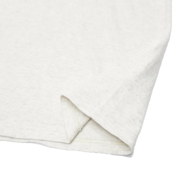 画像8: FilMelange(フィルメランジェ)DOS(ドス)"オーガニックラフィー天竺" / Snow Melange(杢ホワイト)・Black Navy(ブラックネイビー) (8)