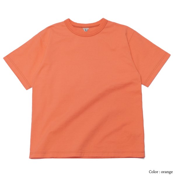 画像1: ＜40%OFF＞FilMelange（フィルメランジェ）ALDERSON（アルダーソン）"エアスピン天竺" / Orange（オレンジ）※サイズ5のみ (1)