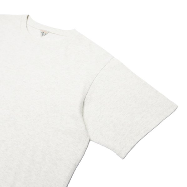 画像7: FilMelange(フィルメランジェ)DOS(ドス)"オーガニックラフィー天竺" / Snow Melange(杢ホワイト)・Black Navy(ブラックネイビー) (7)