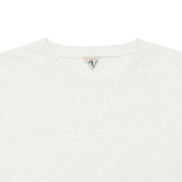 画像6: FilMelange(フィルメランジェ)DOS(ドス)"オーガニックラフィー天竺" / Snow Melange(杢ホワイト)・Black Navy(ブラックネイビー) (6)