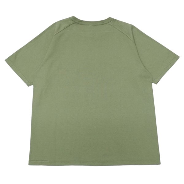 画像2: Nigel Cabourn(ナイジェル・ケーボン)9.5oz BASIC T-SHIRT(9.5ozベーシックTシャツ)/ Green(グリーン) (2)