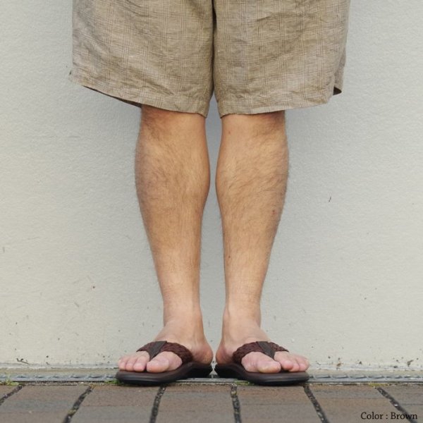 画像8: ISLAND SLIPPER(アイランドスリッパ)PB903W (クラシックウィーブレザートングサンダル) / Brown(ブラウン) (8)