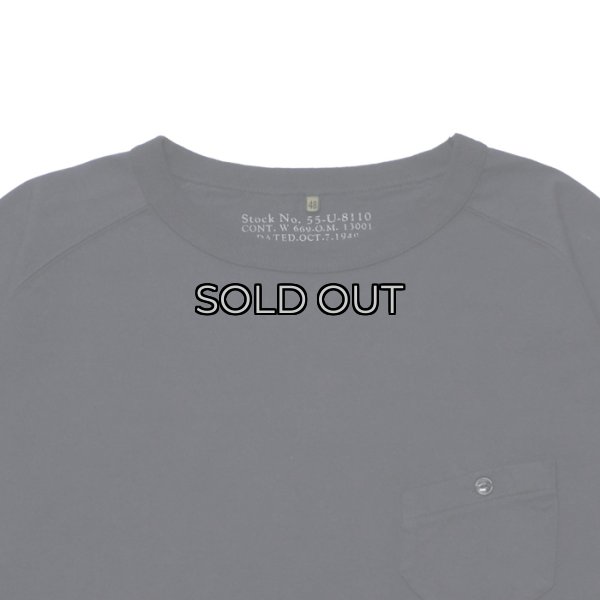 画像3: Nigel Cabourn（ナイジェル・ケーボン）9.5oz BASIC T-SHIRT（9.5ozベーシックTシャツ）/ Dark Navy（ダークネイビー）※サイズ52 (3)