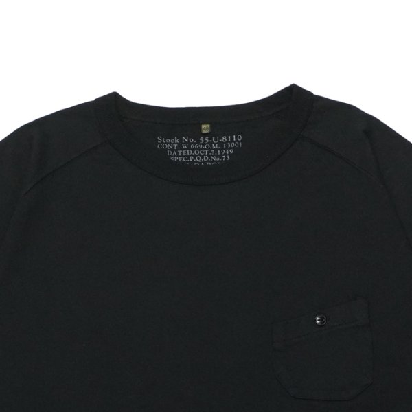 画像6: Nigel Cabourn(ナイジェル・ケーボン)9.5oz BASIC T-SHIRT(9.5ozベーシックTシャツ)/ Ivory(アイボリー)・Black(ブラック) (6)