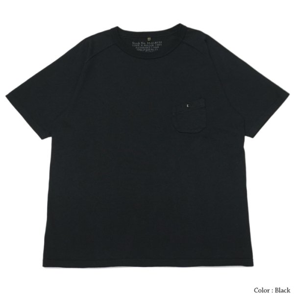 画像4: Nigel Cabourn(ナイジェル・ケーボン)9.5oz BASIC T-SHIRT(9.5ozベーシックTシャツ)/ Ivory(アイボリー)・Black(ブラック) (4)