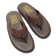 画像3: ISLAND SLIPPER（アイランドスリッパ）PB903W (クラシックウィーブレザートングサンダル) / Brown（ブラウン） (3)