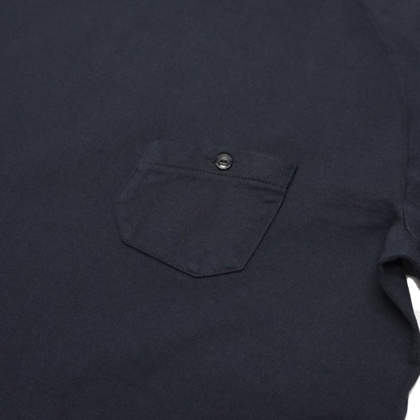 画像5: Nigel Cabourn(ナイジェル・ケーボン)9.5oz BASIC T-SHIRT(9.5ozベーシックTシャツ)/ Dark Navy(ダークネイビー)※サイズ52のみ (5)