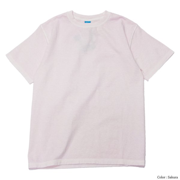 画像2: Good On(グッドオン)Short Sleeve Crew Neck Tee(ショートスリーブクルーネックTシャツ)"Pigment Dye" / Sakura(サクラ)・Turquoise(ターコイズ) (2)