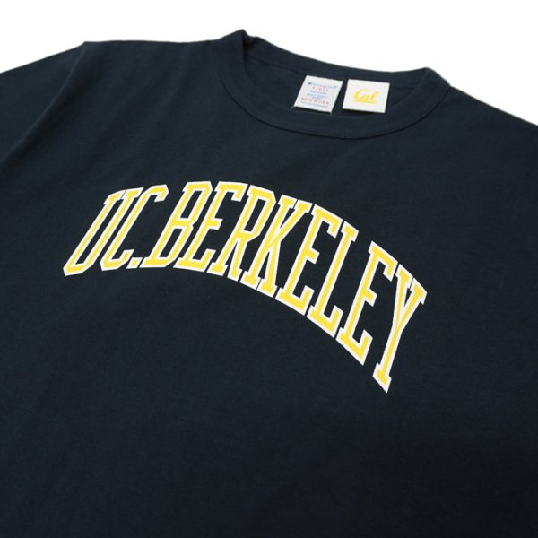 画像7: Champion（チャンピオン）T1011 US Print T-Shirt（ティーテンイレブンUSプリントTシャツ）"UC.BERKELEY・Made in USA" / White×Navy（ホワイト×ネイビー）・Navy（ネイビー）※Sサイズのみ (7)