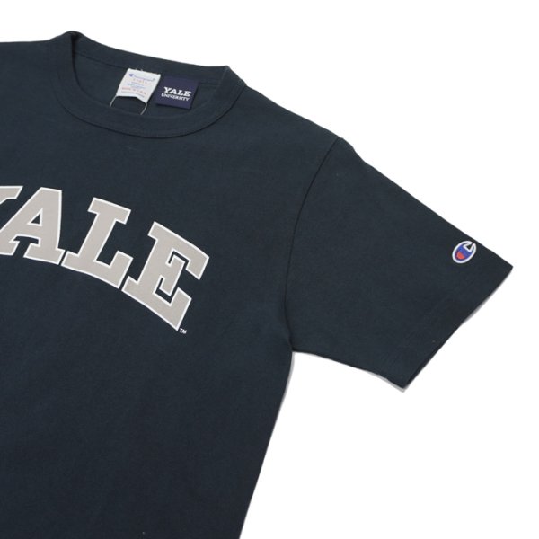 画像8: Champion（チャンピオン）T1011 US Print T-Shirt（ティーテンイレブンUSプリントTシャツ）"YALE・Made in USA" / White×Navy（ホワイト×ネイビー）・Navy×White（ネイビー×ホワイト） (8)