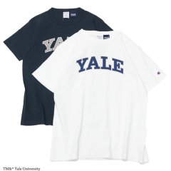 Champion（チャンピオン）T1011 US Print T-Shirt（ティーテンイレブンUSプリントTシャツ）"YALE・Made in USA" / White×Navy（ホワイト×ネイビー）・Navy×White（ネイビー×ホワイト）