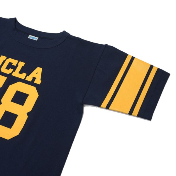 画像5: Champion(チャンピオン)WIN 1/4 Sleeve Football T-Shirt(ウィン1/4スリーブフットボールTシャツ)"UCLA・TRUE TO ARCHIVES" / Navy(ネイビー) (5)