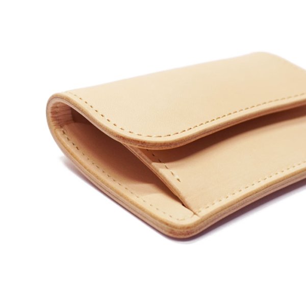 画像3: WILD SWANS(ワイルドスワンズ)TONGUE(タング)マルチコインケース"サドルプルアップ"/Natural(ナチュラル) (3)