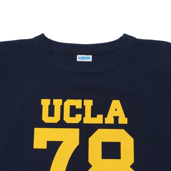画像3: Champion(チャンピオン)WIN 1/4 Sleeve Football T-Shirt(ウィン1/4スリーブフットボールTシャツ)"UCLA・TRUE TO ARCHIVES" / Navy(ネイビー) (3)