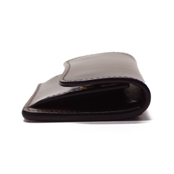 画像4: WILD SWANS（ワイルドスワンズ）TONGUE（タング）マルチコインケース"サドルプルアップ"/Choco（チョコ） (4)