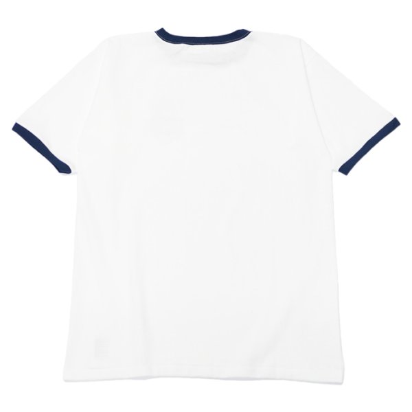 画像2: Champion(チャンピオン)PLEBE Short Sleeve Ringer T-Shirt(プレーブショートスリーブリンガーTシャツ)"YALE・TRUE TO ARCHIVES"/ Navy(ネイビー)※Mサイズのみ (2)