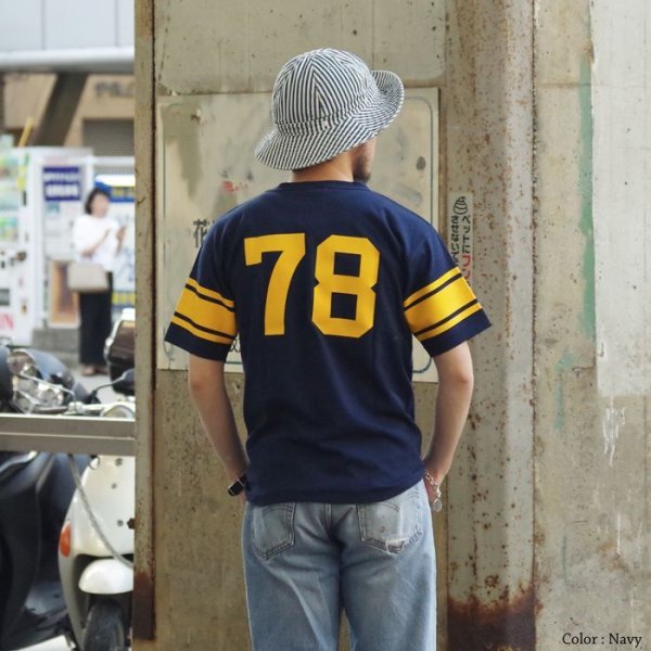 画像9: Champion(チャンピオン)WIN 1/4 Sleeve Football T-Shirt(ウィン 1/4 スリーブフットボールTシャツ)"YALE・TRUE TO ARCHIVES" / White(ホワイト) (9)