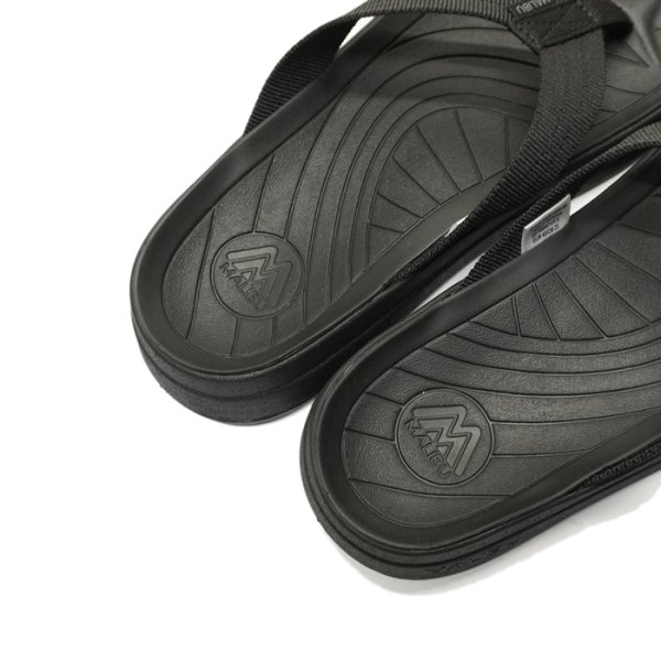 画像7: MALIBU SANDALS(マリブサンダルズ)SURFRIDER(サーフライダー)"POLYESTER" / Black×Black(ブラック×ブラック) (7)