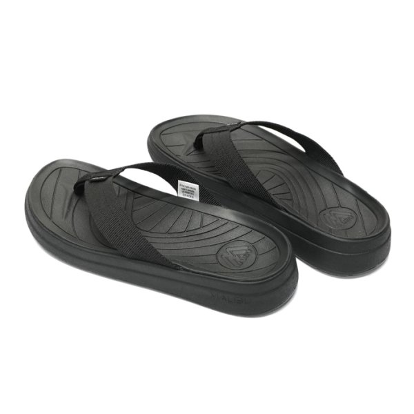 画像5: MALIBU SANDALS(マリブサンダルズ)SURFRIDER(サーフライダー)"POLYESTER" / Black×Black(ブラック×ブラック) (5)