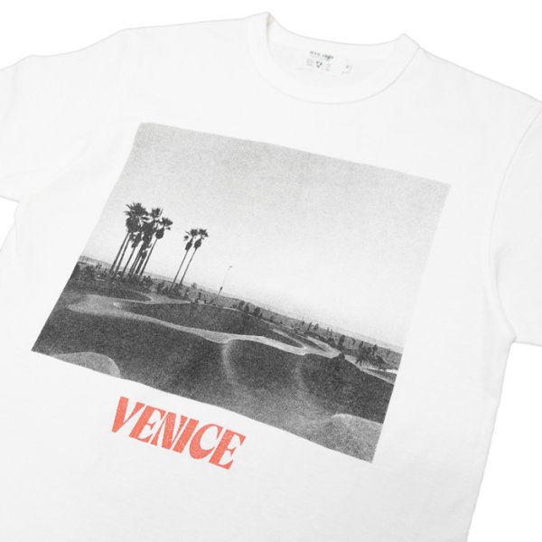 画像4: free rage（フリーレイジ）リサイクルコットンプリントTee"VENICE" / White（ホワイト）※XLサイズのみ (4)