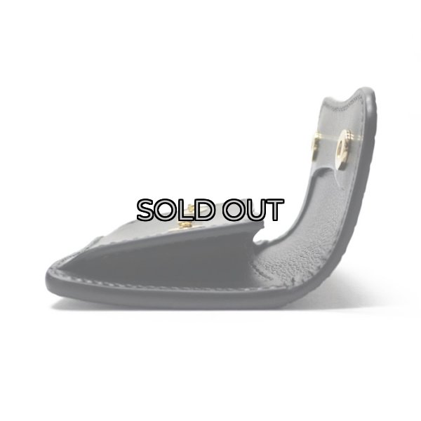 画像5: WILD SWANS（ワイルドスワンズ）TONGUE（タング）マルチコインケース/ブラック"クロコダイル"×ブラック"サドルプルアップ" (5)