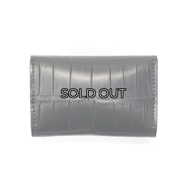 画像2: WILD SWANS(ワイルドスワンズ)DAKAR(ダカール)キーケース"クロコダイル"/Black(ブラック) (2)