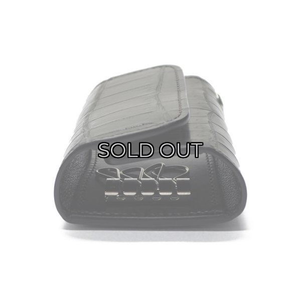 画像3: WILD SWANS(ワイルドスワンズ)DAKAR(ダカール)キーケース"クロコダイル"/Black(ブラック) (3)