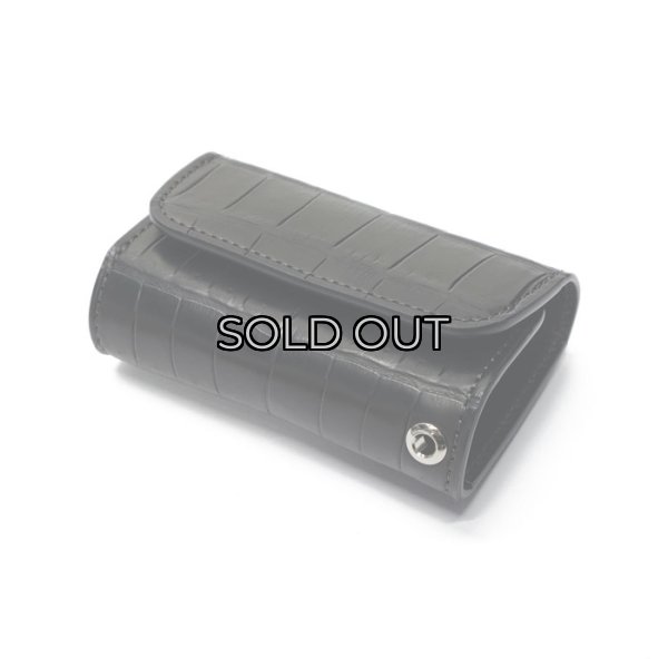 画像4: WILD SWANS(ワイルドスワンズ)DAKAR(ダカール)キーケース"クロコダイル"/Black(ブラック) (4)