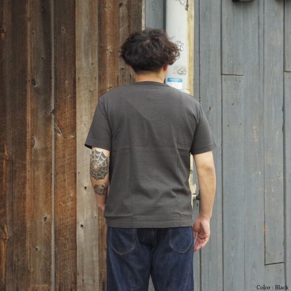 画像9: BARNS OUTFITTERS （バーンズアウトフィッターズ） TSURI-AMI Crew Print T-Shirt （吊り編みクループリントTシャツ）"GOLDEN STATE" / Blue Grey（ブルーグレー）※Mサイズのみ (9)