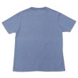 画像3: BARNS OUTFITTERS (バーンズアウトフィッターズ) TSURI-AMI Crew Print T-Shirt (吊り編みクループリントTシャツ)"GOLDEN STATE" / Blue Grey(ブルーグレー)・Black (ブラック) (3)