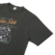 画像7: BARNS OUTFITTERS (バーンズアウトフィッターズ) TSURI-AMI Crew Print T-Shirt (吊り編みクループリントTシャツ)"GOLDEN STATE" / Blue Grey(ブルーグレー)・Black (ブラック) (7)