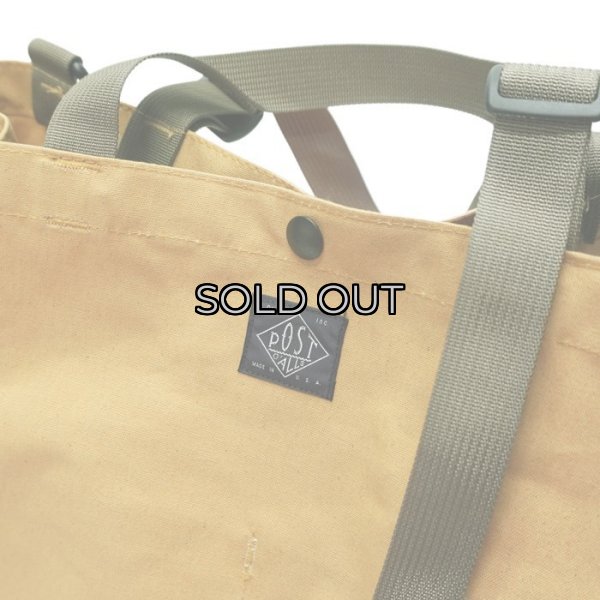 画像6: BAGSINPROGRESS×Post O'Alls（バッグズインプログレス×ポストオーバーオールズ）Carry-all Beach Bag（キャリーオールビーチバッグ）Sunforger Cloth/Suntan（オレンジ系） (6)