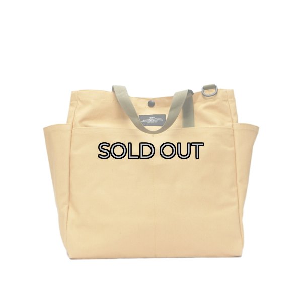 画像5: BAGSINPROGRESS×Post O'Alls（バッグズインプログレス×ポストオーバーオールズ）Carry-all Beach Bag（キャリーオールビーチバッグ）Sunforger Cloth/Suntan（オレンジ系） (5)