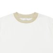 画像3: Yonetomi NEW BASIC（ヨネトミニューベーシック）RINGER T-SHIRT（リンガーTシャツ）/White（ホワイト） (3)