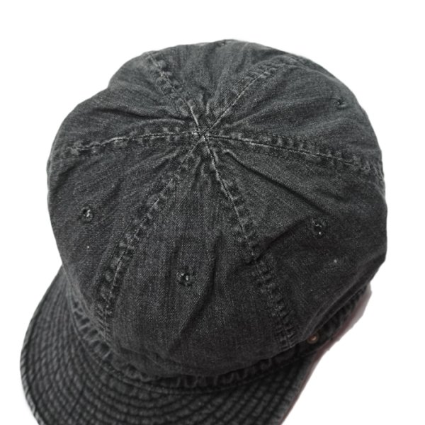 画像5: DECHO(デコー)STANDARD KOME CAP(スタンダードコメキャップ)"WASH" / Indigo(インディゴ)・Black(ブラック) (5)