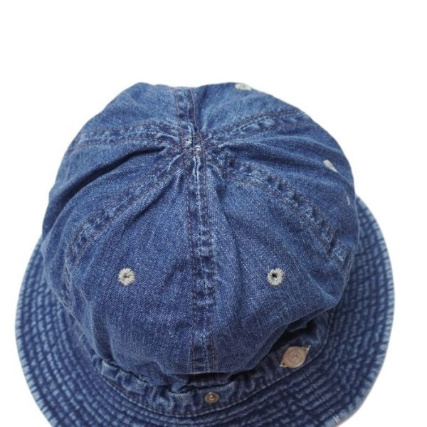 画像6: DECHO(デコー)STANDARD KOME HAT(スタンダードコメハット)"WASH" / Black(ブラック)・Indigo(インディゴ) (6)