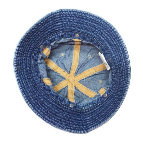 画像5: DECHO(デコー)STANDARD KOME HAT(スタンダードコメハット)"WASH" / Black(ブラック)・Indigo(インディゴ) (5)