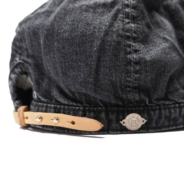 画像7: DECHO(デコー)STANDARD KOME CAP(スタンダードコメキャップ)"WASH" / Indigo(インディゴ)・Black(ブラック) (7)