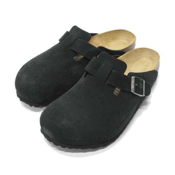 画像2: BIRKENSTOCK(ビルケンシュトック)BOSTON(ボストン)"Regular Fit" / Black Suede(ブラックスエード) (2)