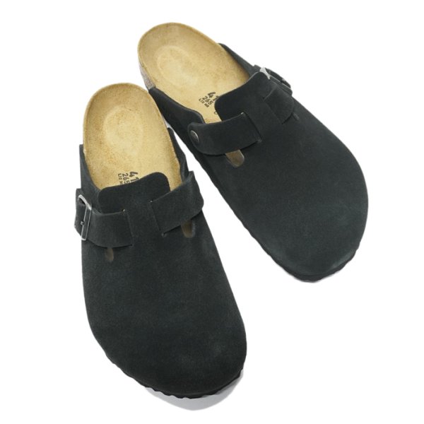 画像4: BIRKENSTOCK(ビルケンシュトック)BOSTON(ボストン)"Regular Fit" / Black Suede(ブラックスエード) (4)