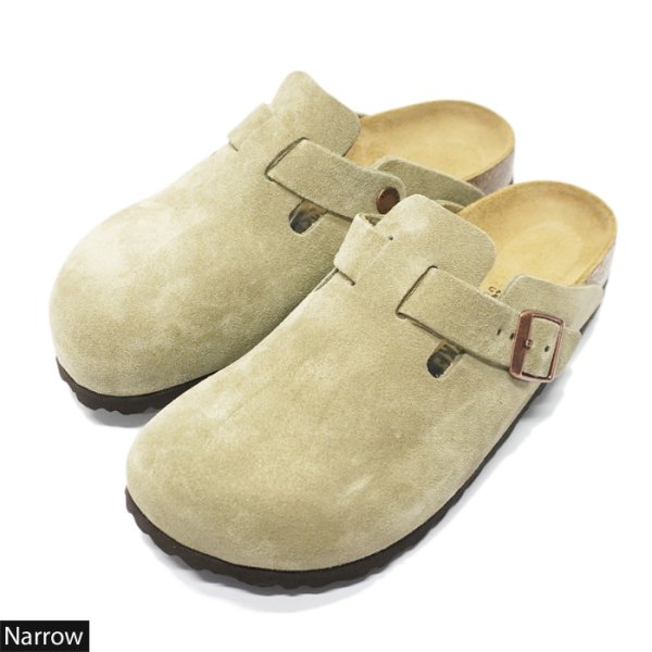 画像2: BIRKENSTOCK(ビルケンシュトック)BOSTON(ボストン)"Narrow Fit" / Taupe Suede(トープスエード) (2)
