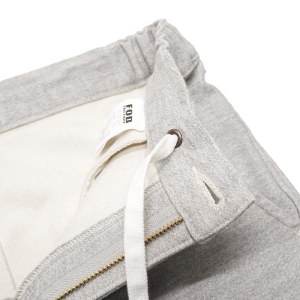 画像6: F.O.B FACTORY(エフオービーファクトリー)RELAX SWEAT PANTS(リラックススウェットパンツ)/ Lt.Grey(ライトグレー) (6)