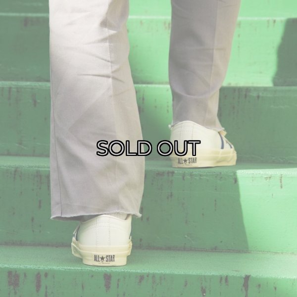 画像6: CONVERSE(コンバース)STAR&BARS(スター&バーズ)"US LEATHER" / Off White×Blue(オフホワイト×ブルー) (6)